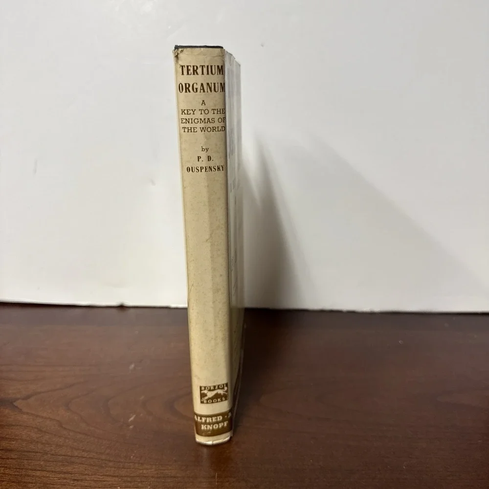 Tertium Organum: A Key to the Enigmas of the World P. D. Ouspensky HC/DJ 1969